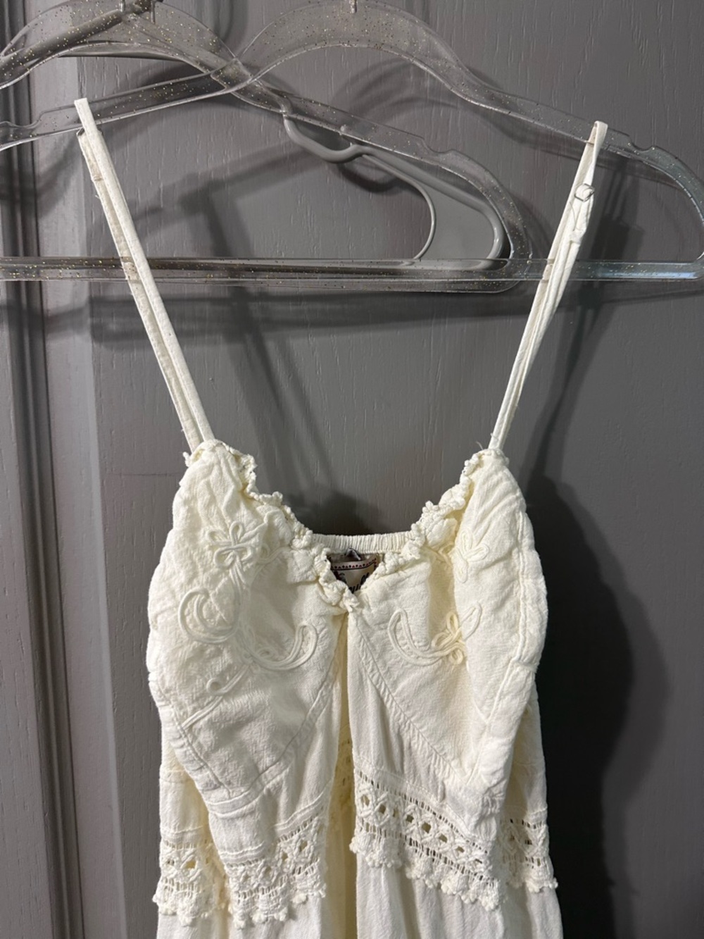 Scully Cream High-Low Ruffled Sundress - Picture 2 of 8